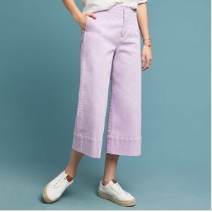 Pilcro Lilac Ultra High Rise Wide Leg Jeans